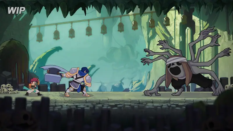 Boss fight: the many-armed guardian