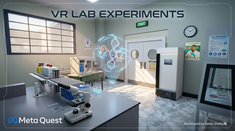 VR Lab Experiments Simulation cover art